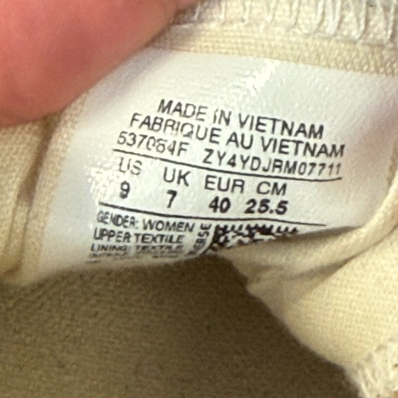 Converse All Star Chucks White Slip ons Womens size 9 - Picture 5 of 5